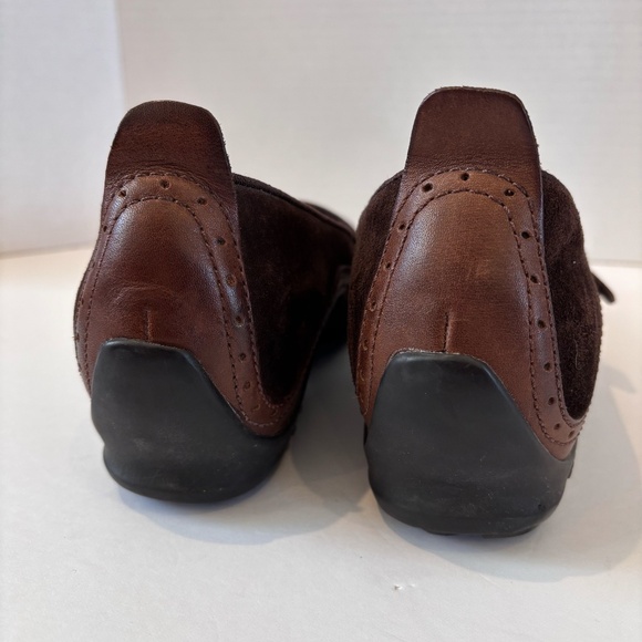 EUC Merrell Women's Plaza Bandeau Expresso Brown Suede Mary Jane's Shoes SZ 7.5 - Picture 6 of 10